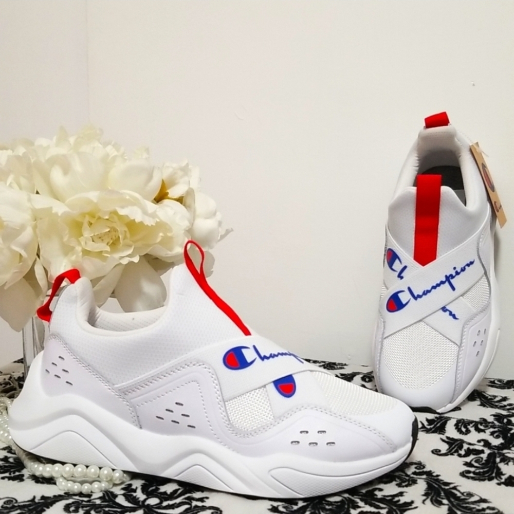 NWT Champion White Slip-On Sneakers